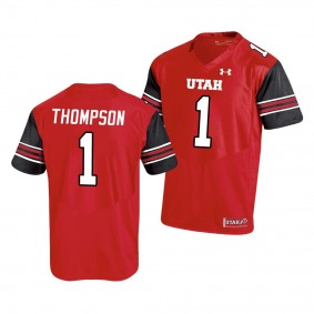 Utah Utes Bryan Thompson Red College Football Jersey Men's
